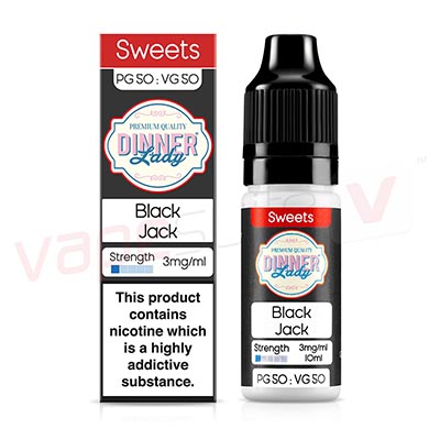 Dinner Lady Black Jack 10ml E-Liquid