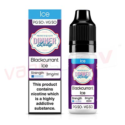 Dinner Lady Blackcurrant Ice 10ml 50:50  VG/PG
