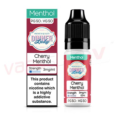 Dinner Lady Cherry Menthol 10ml E-Liquid