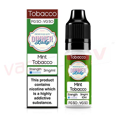 Dinner Lady Mint Tobacco 10ml E-Liquid