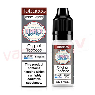 Dinner Lady Original Tobacco 10ml E-Liquid