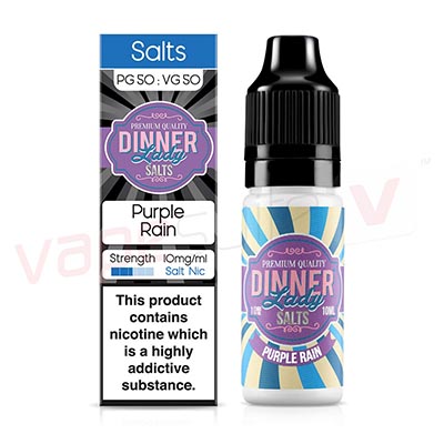 Box of 10 Dinner Lady Purple Rain 10ml E-Liquid