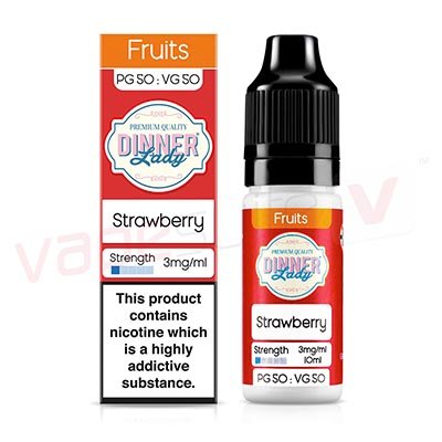 Dinner Lady Strawberry 10ml E-Liquid