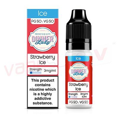 Dinner Lady Strawberry Ice 10ml 50:50 VG/PG