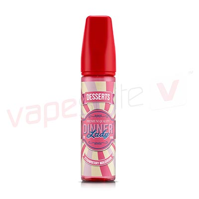 Dinner Lady Strawberry Macaroon 50ml 0mg E-Liquid