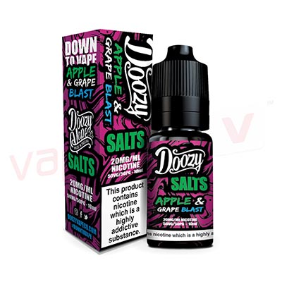 Box of 10 Doozy Vapes Apple & Grape Blast 10ml E-liquid