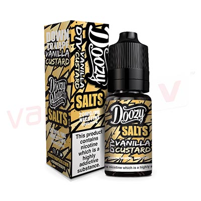 Box of 10 Doozy Vapes Vanilla Custard 10ml E-liquid