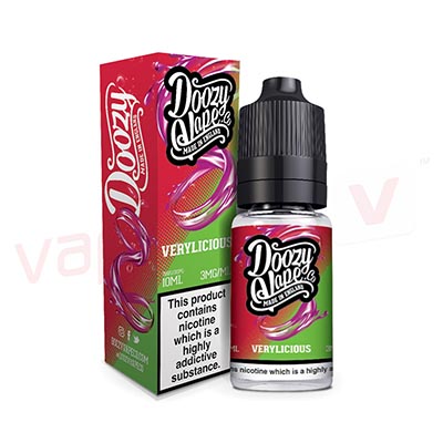 Doozy Vapes Verylicious 10ml High VG E-liquid