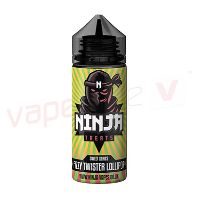 Fizzy Twister Lollipop  Sweet Series  by Ninja Treats 120ml E-Liquid
