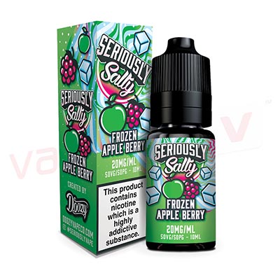 Box of 10 Frozen Apple Berry Seriously Nice by Doozy Vapes 10ml E-Liquid