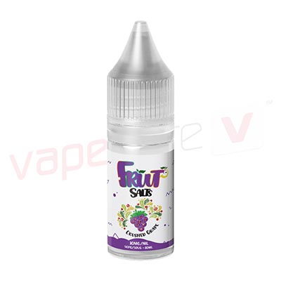 Box of 10 Fruut Salts Crushed Grape 10ml E-liquids