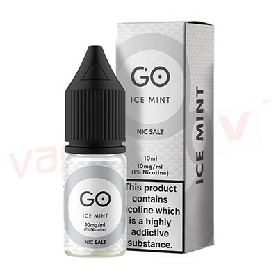 Box of 10 Go Salts Ice Mint 10ml E-liquid