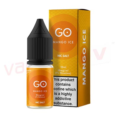 Box of 10 Go Salts Mango Ice 10ml E-liquid
