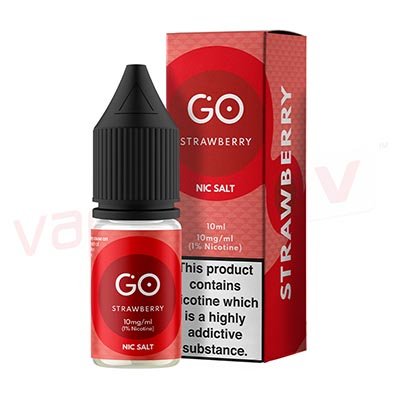 Box of 10 Go Salts Strawberry 10ml E-liquid