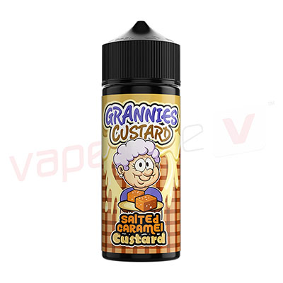 Grannies Custard Salted Caramel Custard 100ml E-liquid