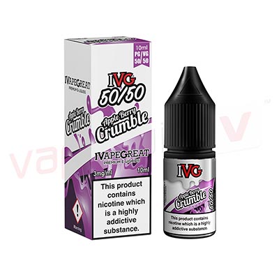 IVG-Apple Berry Crumble 10ml 50:50 VG/PG E-liquid