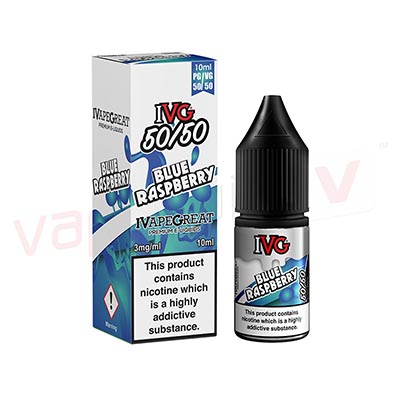 IVG-Blue Raspberry 10ml 50:50 VG/PG E-liquid