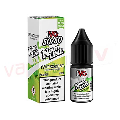 IVG-Neon Lime 10ml 50:50 VG/PG E-liquid
