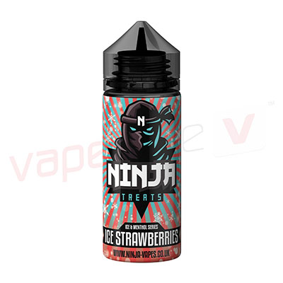 Ice Strawberries  Ice   Menthol Series  by Ninja Treats 120ml E-Liquid