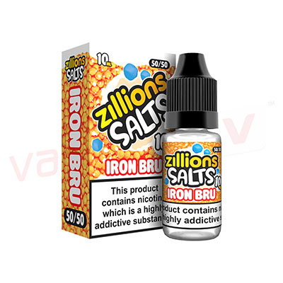 Box of 10 Iron Bru by Zillions 10ml E-Liquid