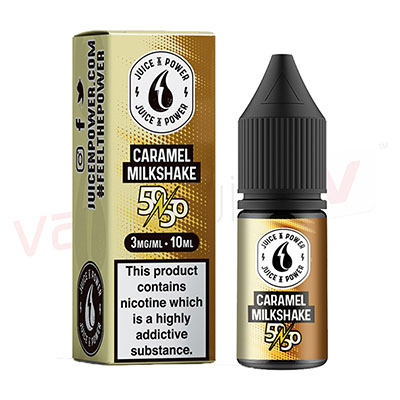 Juice & Power Caramel Milkshake 10ml 50:50 VG/PG E-liquid