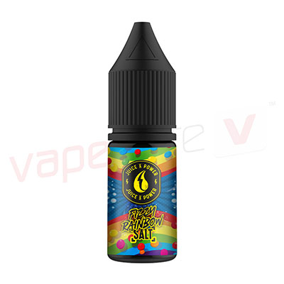 Box of 10 Juice & Power Fizzy Rainbow Salt 10ml E-Liquid