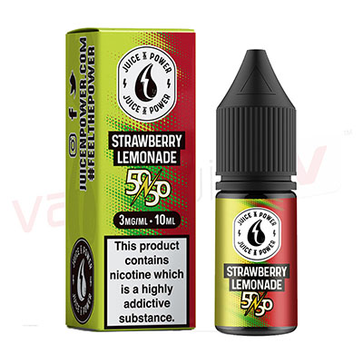 Juice & Power Strawberry Lemonade 10ml E-Liquid
