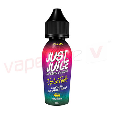 Just Juice Cherimoya Grapefruit & Berries 60ml 0mg Shortfill E-Liquid