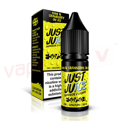 Just Juice Kiwi & Cranberry On Ice 10ml 50:50 PG/VG