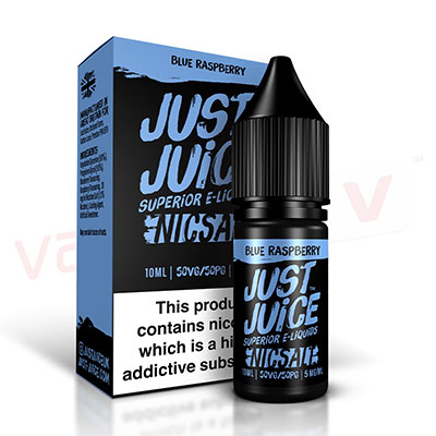 Box of 10 Just Juice Kiwi & Cranberry On Ice 10ml Nic Salt E-liquid