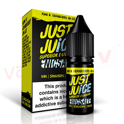 Box of 10 Just Juice Lemonade 10ml Nic Salt E-liquid