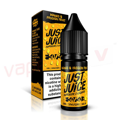Just Juice Mango & Passion Fruit 10ml 50:50 PG/VG
