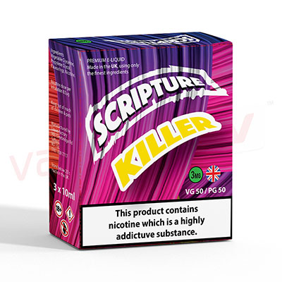 Killer by Scripture 10ml 50:50 PG/VG E-liquid