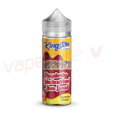 Kingston Raspberry Blackcurrant Jam Donut 120ml Shortfill