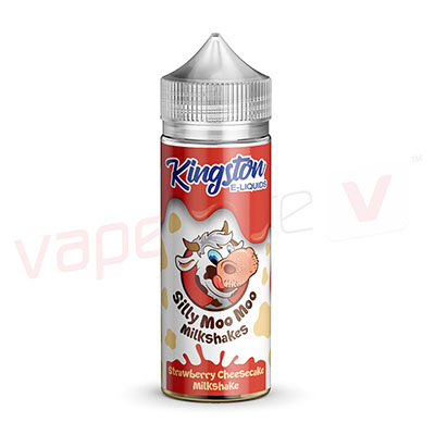 Kingston Eliquids Silly Moo Strawberry Cheesecake Milkshake 120ml E-liquid