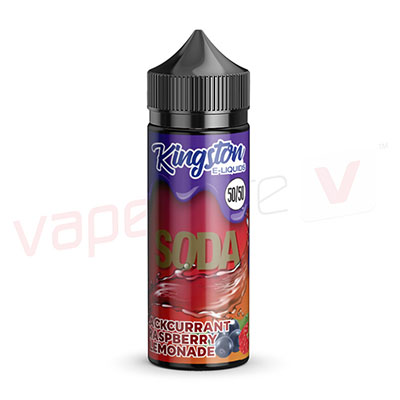 Kingston Soda Blackcurrant Raspberry Lemonade 120ml E-liquid