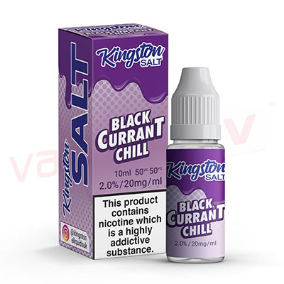 Box of 10 Kingston Salts Blackcurrant Chill 10ml E-liquid