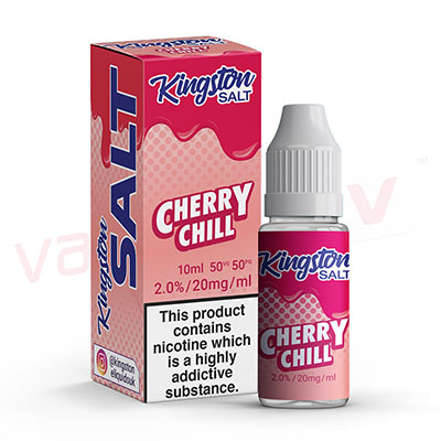 Box of 10 Kingston Salts Cherry Chill 10ml E-liquid