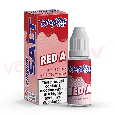 Box of 10 Kingston Salts Red A 10ml E-liquid