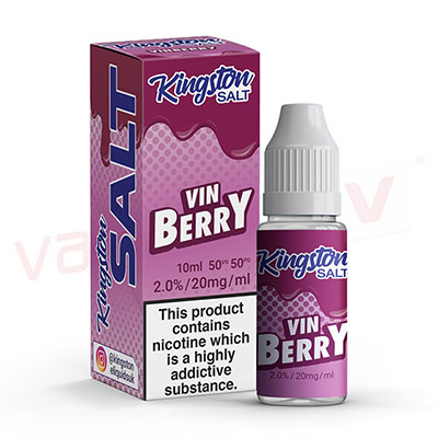 Box of 10 Kingston Salts Vinberry 10ml E-liquid