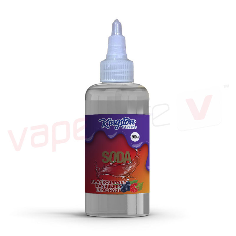 Kingston Soda Blackcurrant Raspberry Lemonade 500ml E-liquid