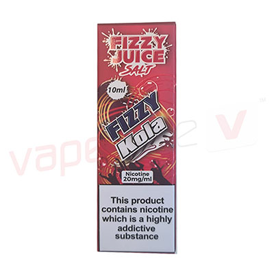 Box of 10 Kola by Fizzy Juice Salt 10ml E-Liquid