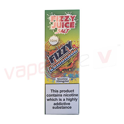 Box of 10 Lemonade by Fizzy Juice Salt 10ml E-Liquid