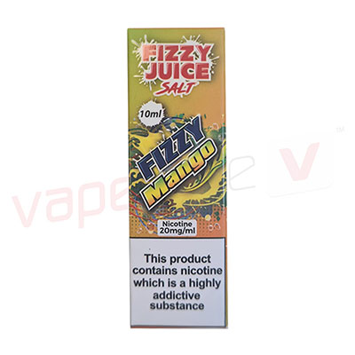 Box of 10 Mango by Fizzy Juice Salt 10ml E-Liquid