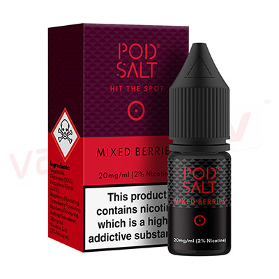 Box of 10 Mixed Berries by Pod Salt 10ml E-liquid