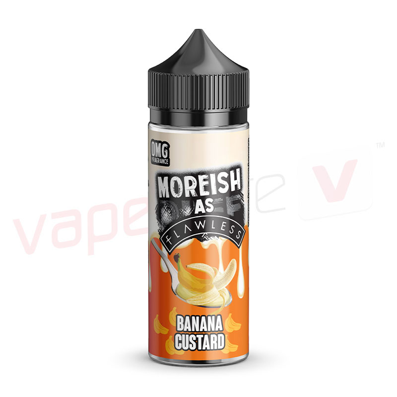 Moreish As Flawless Banana Custard 100ml E-Liquid