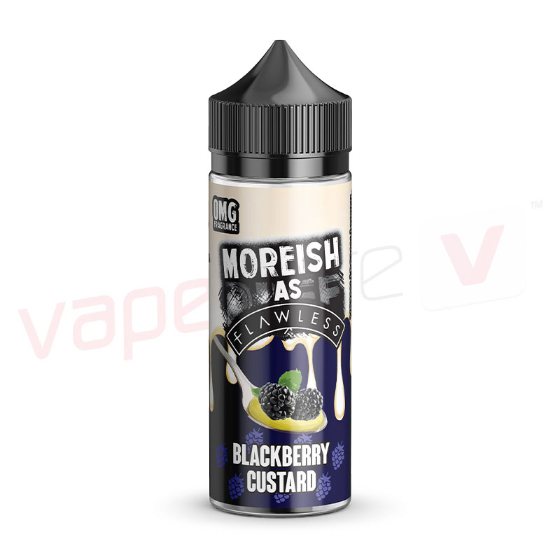 Moreish As Flawless Blackberry Custard 100ml E-Liquid