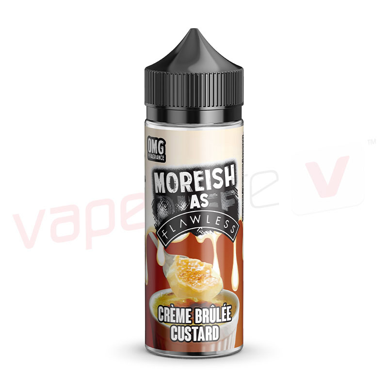 Moreish As Flawless Cr  me Brulee Custard 100ml E-Liquid