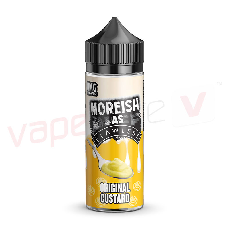 Moreish As Flawless Original Custard 100ml E-Liquid