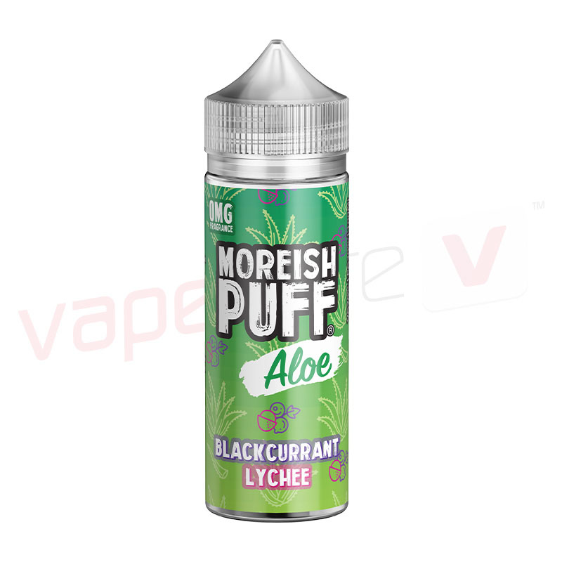 Moreish Puff Aloe Blackcurrant Lychee 100ml E-Liquid